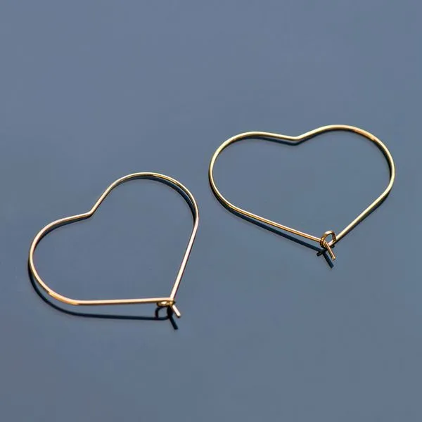 швензы "херц", позолоченные, 30x36x1.5 мм