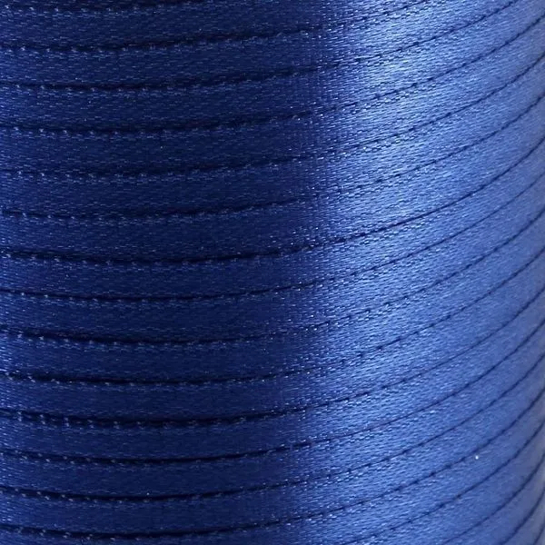 лента, атлас, цвет королевский синий, ширина 3 мм ленты