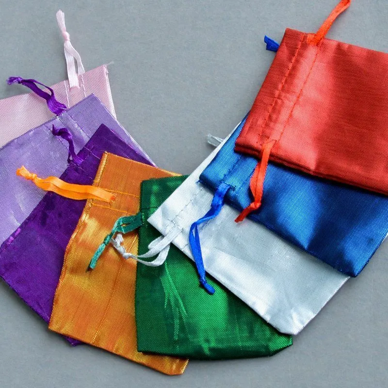 мешочек парчовый, цветовой микс, 90х65 мм