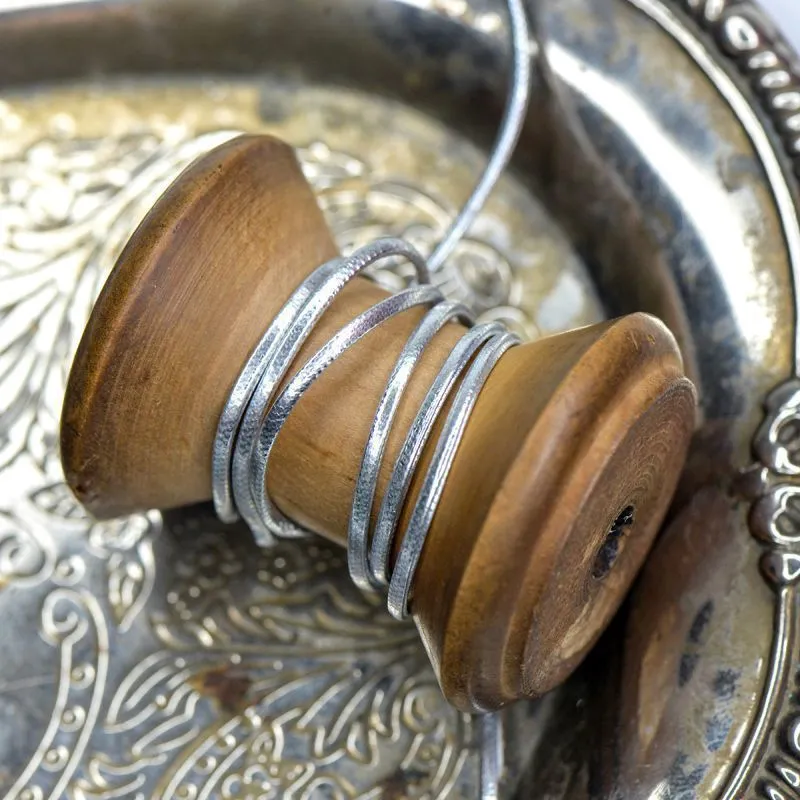 шнур, имитация кожи, плоский, цвет серебристый, 2х1 мм