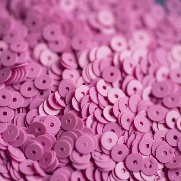 пайетки плоские, лиловый, 4 мм