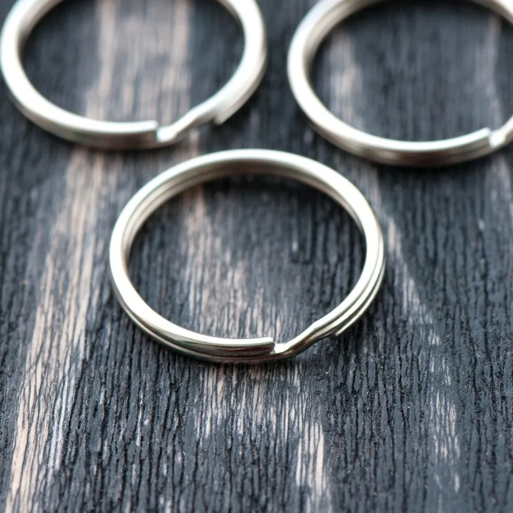 Замочки замок-кольцо для брелоков, цвет платина, 30х3 мм