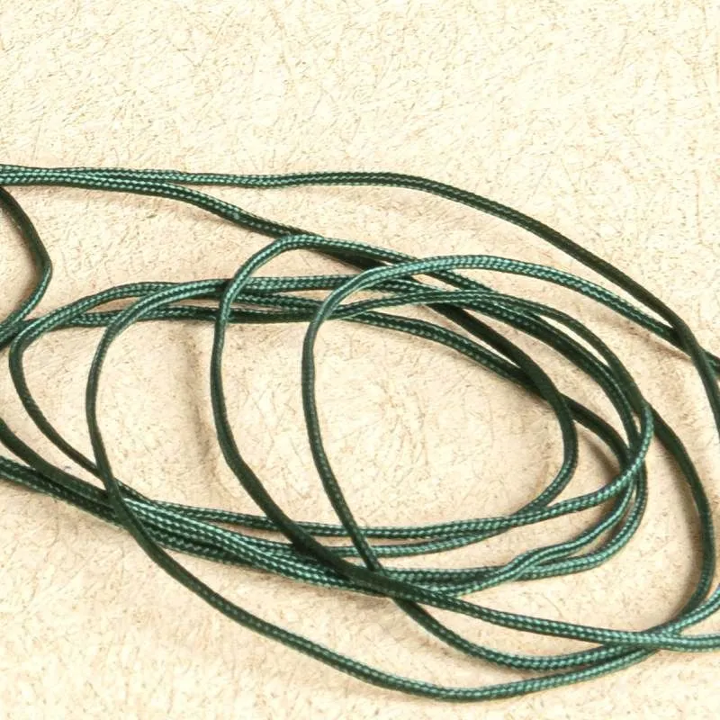 шнур, полиэстер, цвет темно-изумрудный, 1 мм  