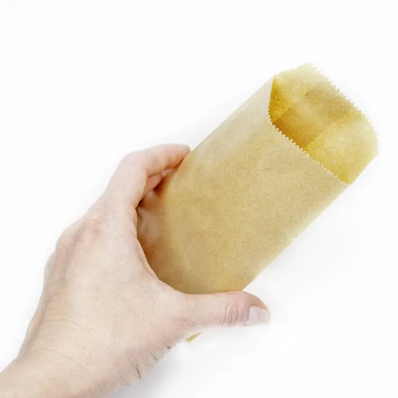 пакет крафт, бумага, цвет бежевый, 15x8.3 см