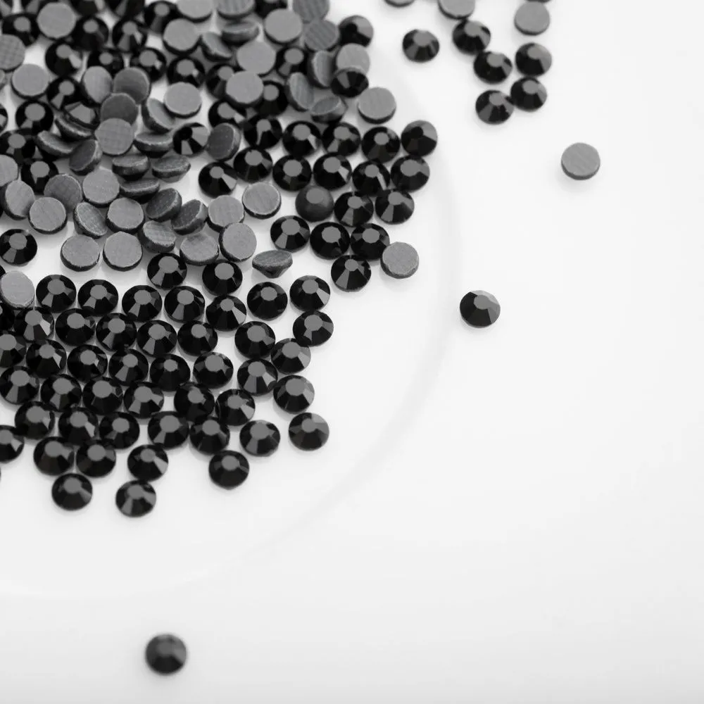 стразы термоклеевые горячей фиксации dmc, черный ав, ss10