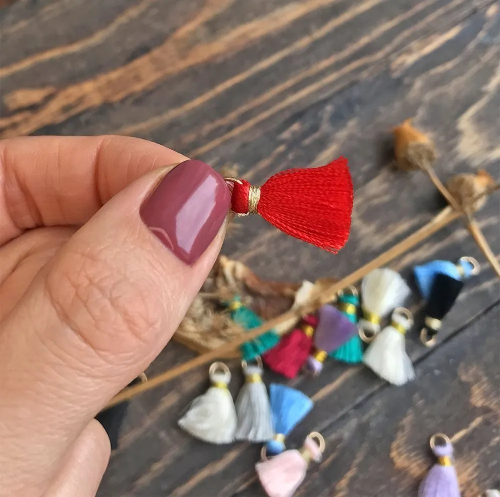 кисточка, нейлон/латунь, цветовой микс, 23-27x5 мм