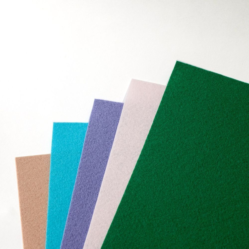 набор фетра 5 листов "конфетный"