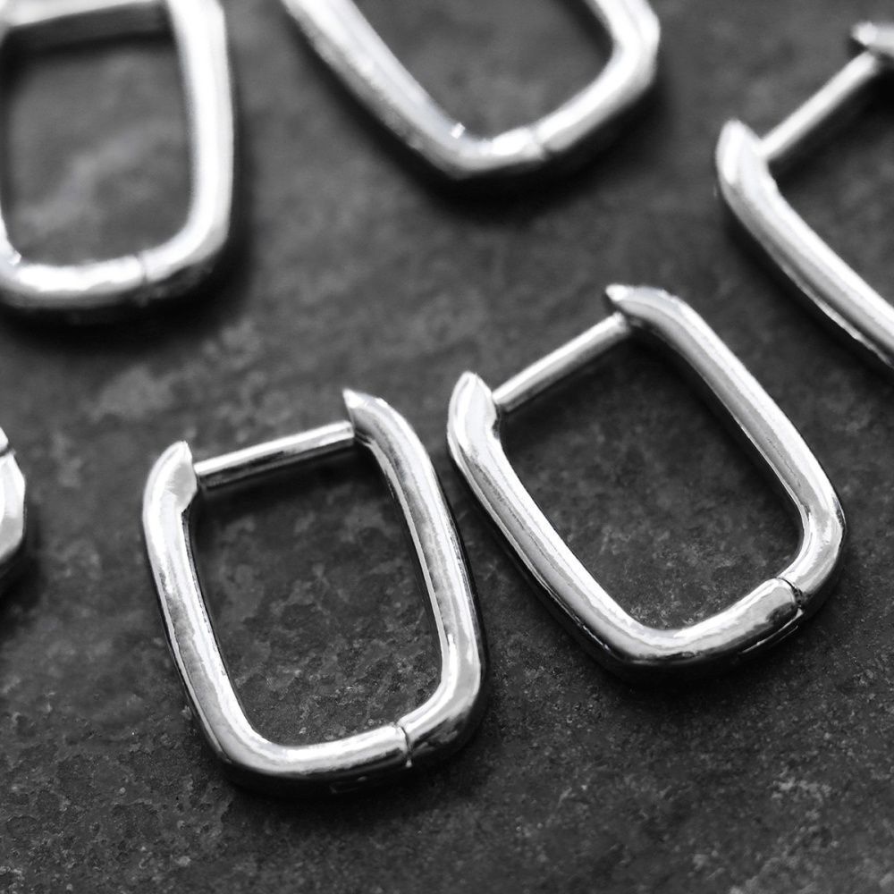 швензы "фрейм", цвет платина, 15.5x11.5x2 мм 