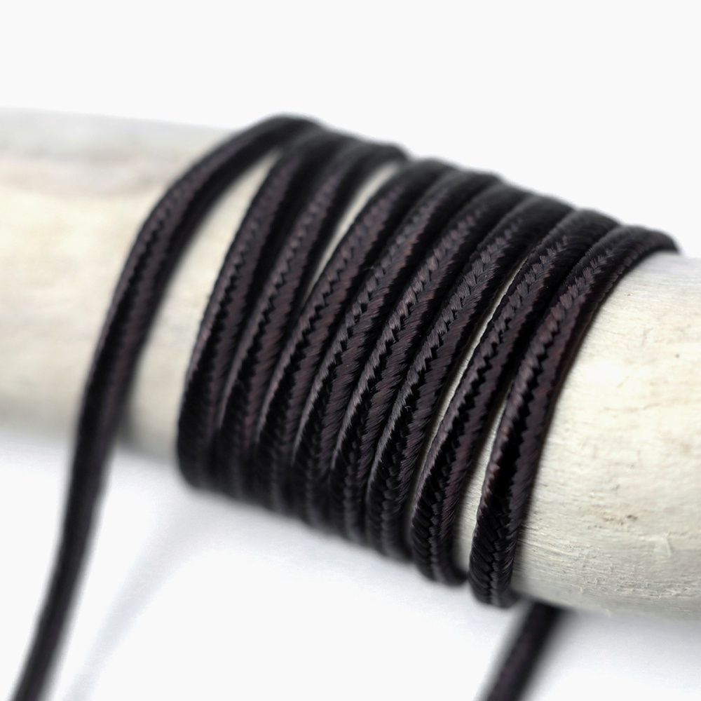 сутаж, цвет темно-коричневый, 2 мм