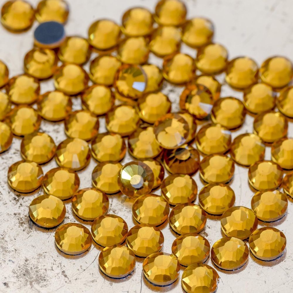 стразы термоклеевые горячей фиксации dmc, топаз, ss20