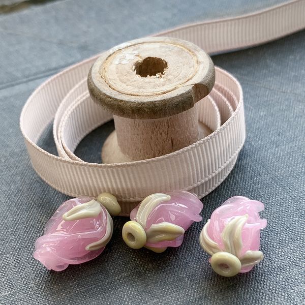 лента репсовая, цвет увядшей розы, ширина 9.5 мм ленты