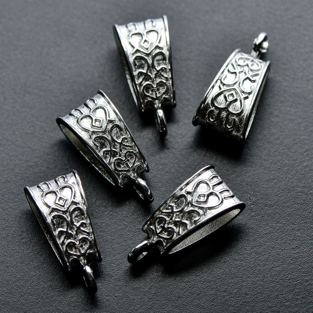 бейл "дамаск", цвет платина, 19x9x7 мм