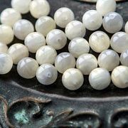 Бусина, смола, имитация кошачьего глаза, цвет розовый, 12 мм