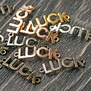 Коннектор "Luck", цветовой микс, 39x11x2 мм (шт)