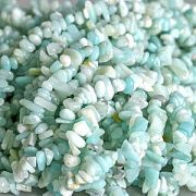 Бусина амазонит осколки, колорир., цвет зеленый (уп 20 г)
