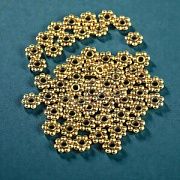 Разделитель для бусин "Ромашка", цвет античное золото, 6х1.5 мм  (уп 30 +/-2 шт)