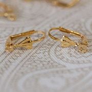 Швензы "Барбара", цвет золото, 5.6x16.7x10.2 мм