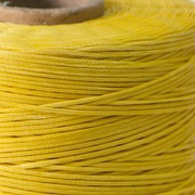 Шнур вощеный, цвет ярко-желтый, 1х0.4 мм