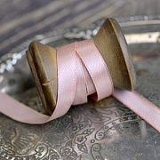 Лента, атлас, цвет розовое какао, ширина 10 мм