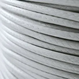 шнур вощеный, цвет серо-голубой, 2 мм