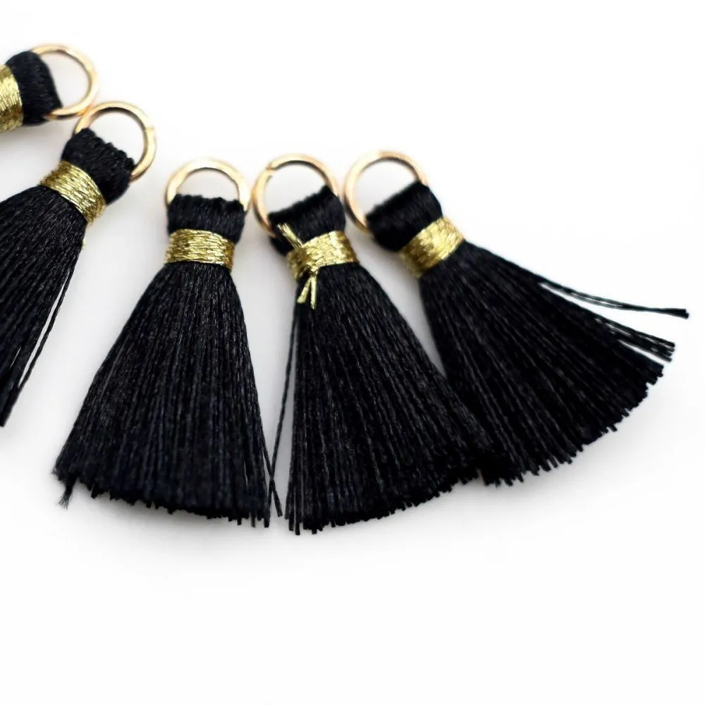 кисточка, нейлон/латунь, цвет черный, 23-27x5 мм