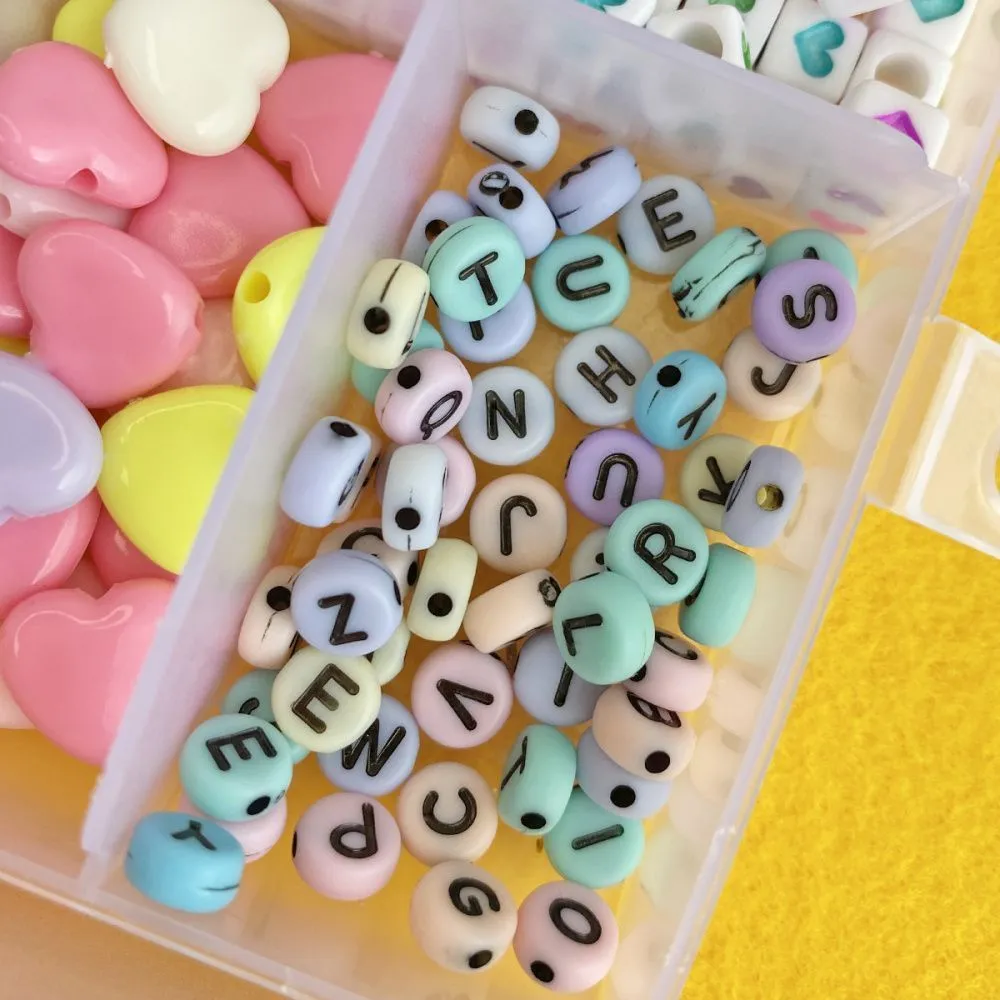 набор бусин в органайзере "агата"