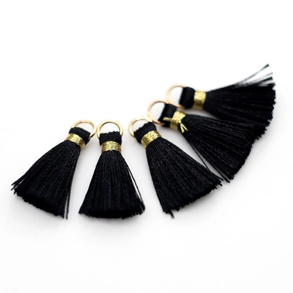 кисточка, нейлон/латунь, цвет черный, 23-27x5 мм