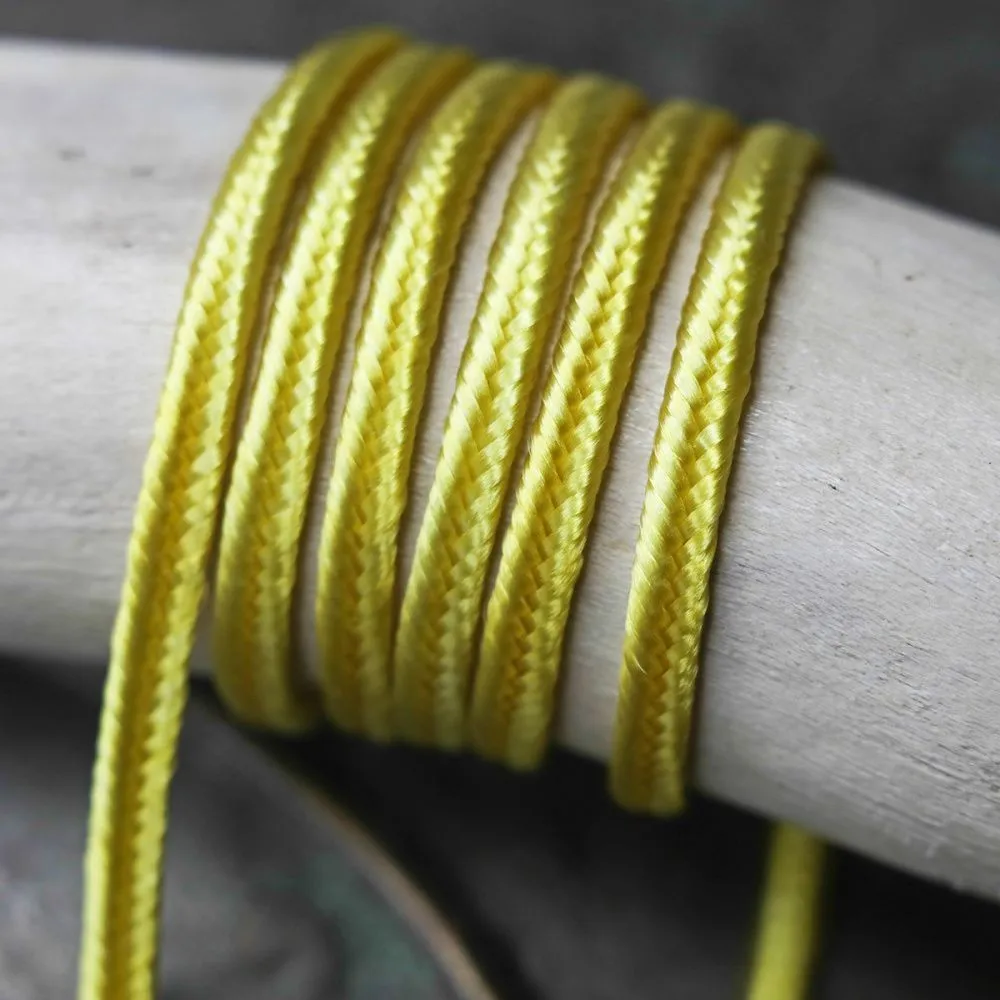 сутаж, цвет  канареечно-желтый, 2 мм