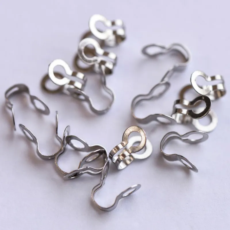 бейл "мини", цвет платина, 8x0.5 мм