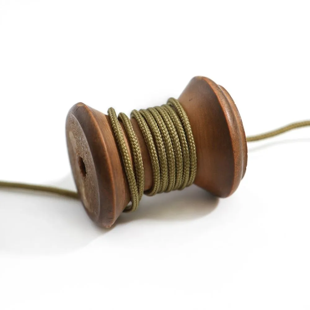 шнур, полиэстер, паракорд, цвет хаки, 2 мм  