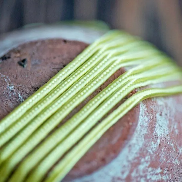 сутаж, цвет шартрез, 3х1 мм (уп 5 м)