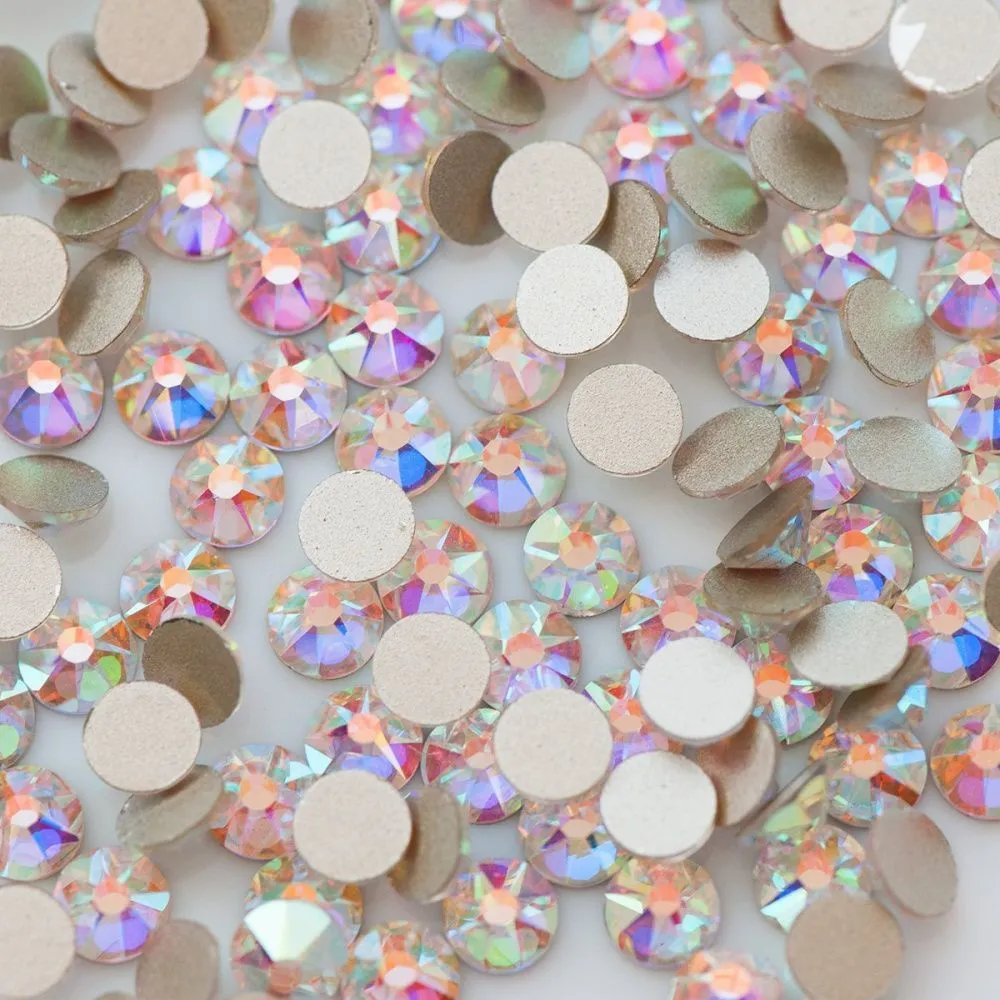 стразы клеевые холодной фиксации люкс, cristal ав, ss20