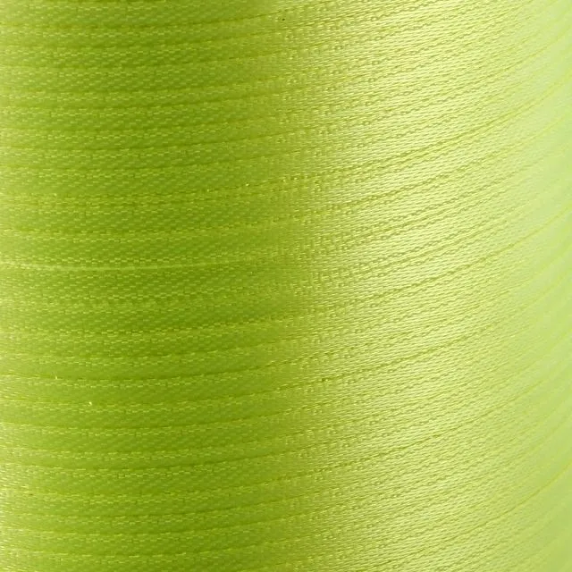 лента, атлас, цвет ядовито-зеленый, ширина 3 мм ленты