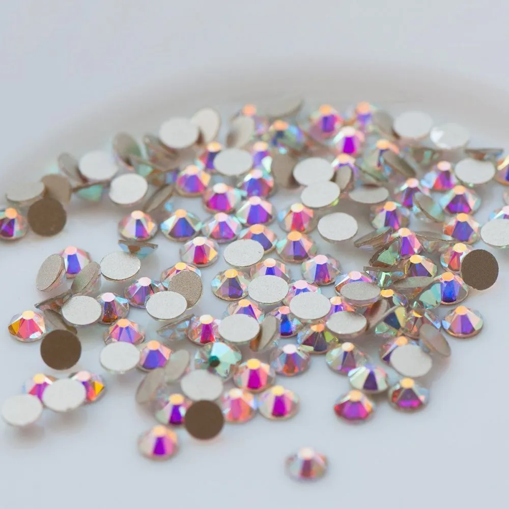 стразы клеевые холодной фиксации люкс, cristal ав, ss20