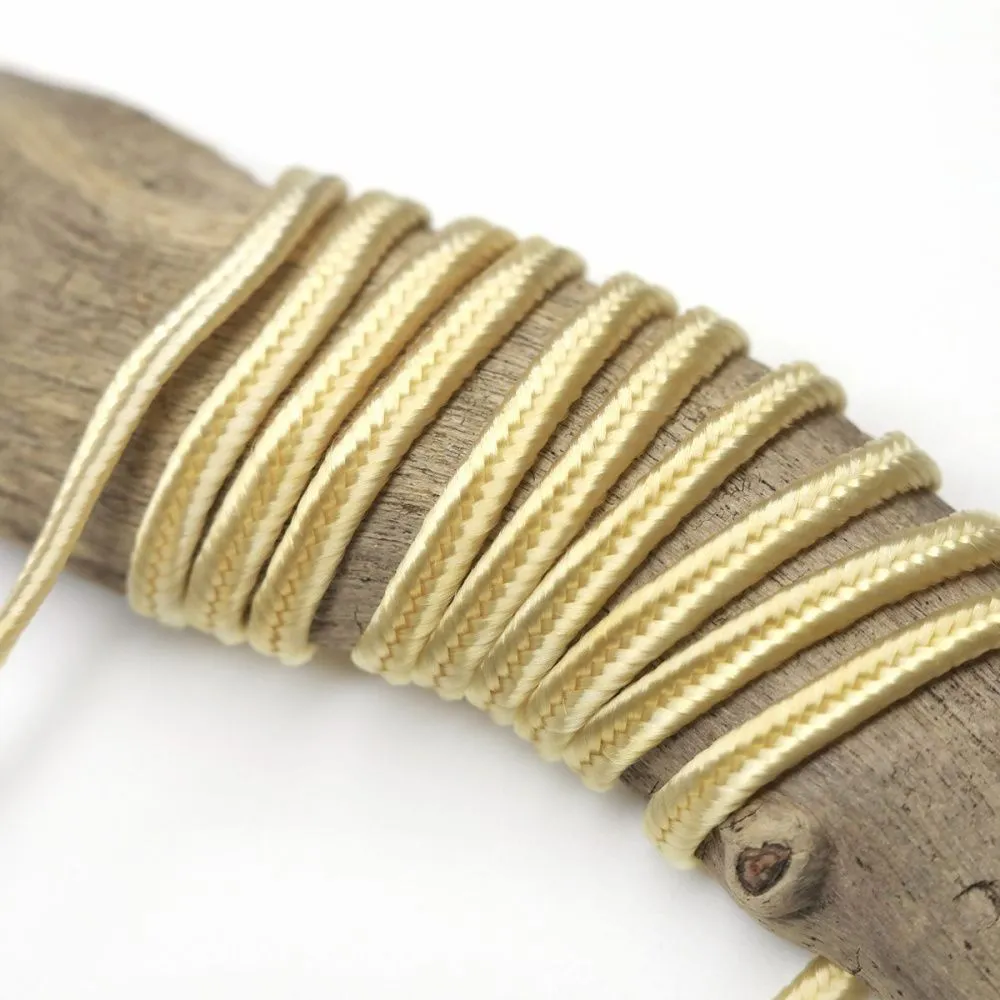 сутаж, цвет карамельно-желтый, 2 мм