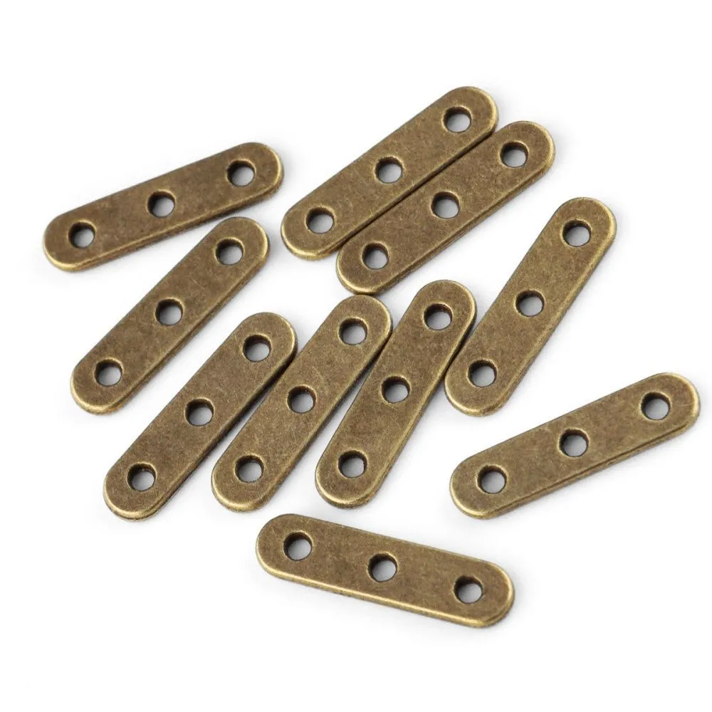 разделитель 3-отв. "спейс", цвет античная бронза, 24x6x2 мм