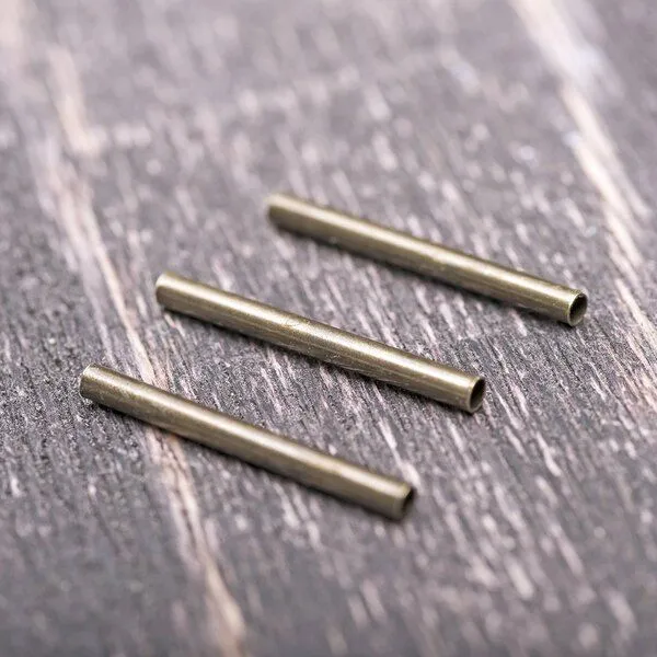 разделитель "трубочка", цвет античная бронза, 20x2 мм