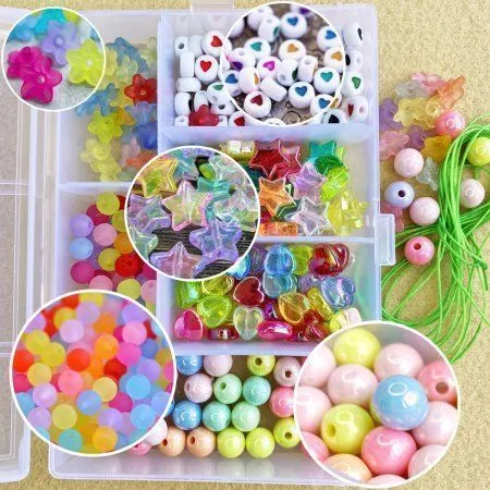 набор бусин в органайзере "оксана"