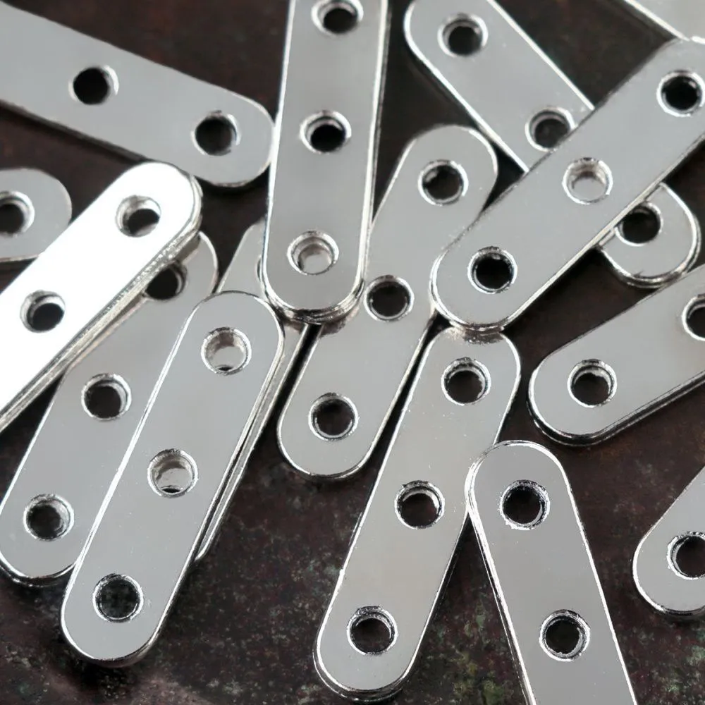 разделитель 3-отв. "спейс", цвет платина, 24x6x2 мм